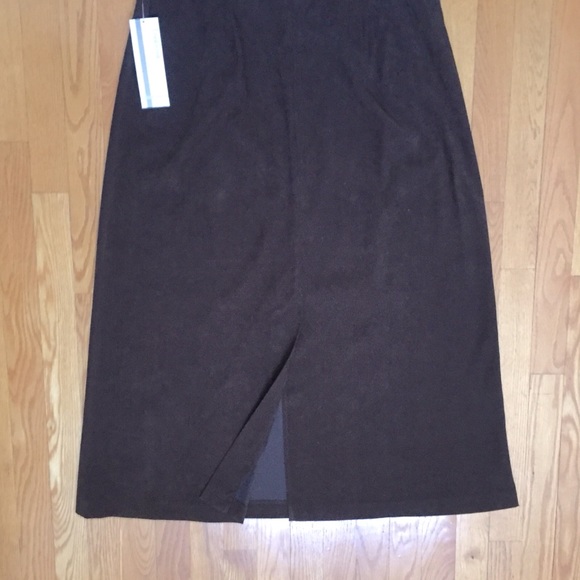 Faux Suede Skirt l Midi Length l NWT - Picture 6 of 8